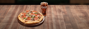 TODOS LOS MIÉRCOLES: 1 Pizza mediana + 1 gaseosa regular a S/ 12.90. Americana, pepperoni o suprema
Precio regular: S/30.80