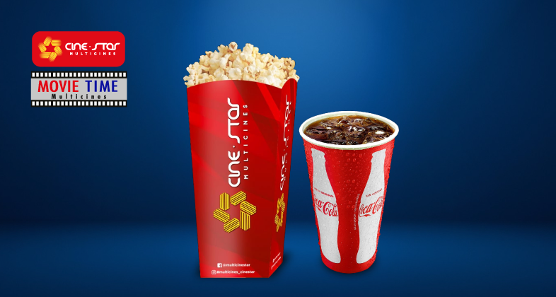 1 pop corn chico + 1 gaseosa chica. Precio regular: S/ 17.00.