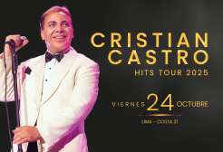 image Cristian Castro en Lima: el ídolo de la balada romántica​